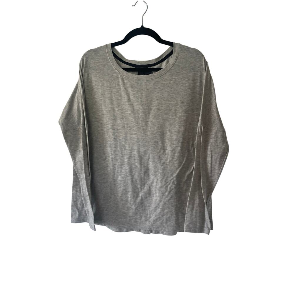 MPG Workout Exercise Grey Long Sleeve Top Women's L